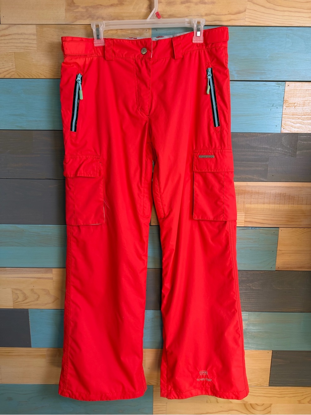 Trespass Vibrant Men's Cargo Snow Pants With Zip Pockets Outdoor Ski Snowboard